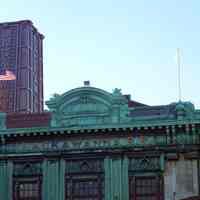          6: view S above main entrance; partial tower is now clad Sept. 16, 2007
   
