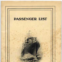          List of Cabin Passengers. S.S. America, United States Lines, voyage to New York, Aug. 15, 1928. picture number 22
   