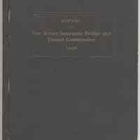 Report of the New Jersey Interstate Bridge & Tunnel Commission to the Senate & General Assembly of the State of N.J. Jan. 2, 1926.