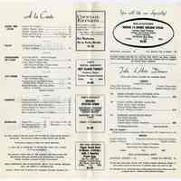          inside, menu
   