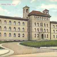 Postcard: Jersey City Hospital, Jersey City, NJ