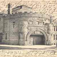 Postcard: Armory, Jersey City, NJ