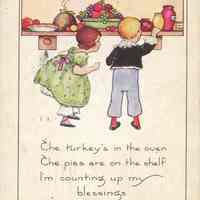 Postcard: Holiday Greetings, Hoboken, NJ