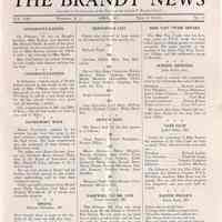 Digital images of The Brandt News, Vol. VIII, No. 31, April, 1952. Newspaper of the Joseph F. Brandt School, Hoboken