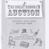 Program: The Great Hoboken Auction, April 28, (2007).