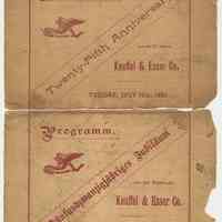          pg [1] front cover; titled twice - English top; German below.
   