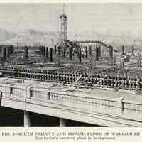          detail pg 521: Fig. 3 South Viaduct and Second Floor of Warehouse
   