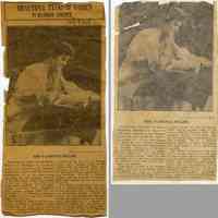 Newspaper clippings, 3, about Florence Miller of 716 Bloomfield St., Hoboken, 1925.