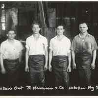 B+W photo of R. Neumann & Co. group of employees called 