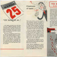          Brochure: Erie Commuters! Head for Hoboken. Starting Monday, March 25 (1957). picture number 4
   