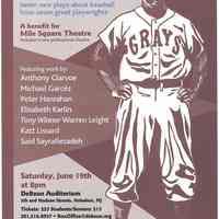 Poster: The Second Annual 7th Inning Stretch. 7 new plays about baseball from seven great playwrights. Hoboken, (2004).