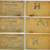 Form: Valuation of Baggage. Delaware, Lackawanna & Western R.R., Baggage Dept., issued Stroudsburg, PA, 1956.