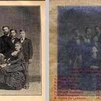          detail of group photo with printed tissue guard to assist in identification
   