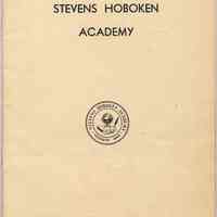 Digital images of prospectus, Stevens Hoboken Academy 1948-1949; booket of curricula and programs.