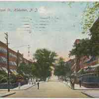 Postcard: View of Hudson Street, Hoboken, N.J. Postmarked Oct. 27, 1907.