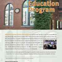 Brochure: Education Programs. Hoboken Historical Museum, Hoboken, N.J. (Spring 2014)