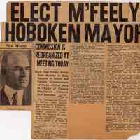          Digital image of Dec. 31, 1929 Hudson Observer newsclipping re Bernard N. McFeely becoming Mayor of Hoboken. picture number 1
   