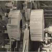 B+W photo of machined part for M.V. Atlantic, Bethlehem Steel Shipyard, Hoboken, Dec. 11, 1940.