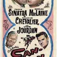Sinatra film poster: Can-Can. 20th Century Fox, 1960; Australia release April 1960.