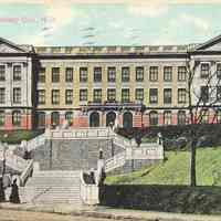 Postcard: Dickinson High School, Jersey City, NJ