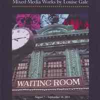 Poster: "Sew Hoboken: Mixed-Media Works by Louise Gale", HHM Upper Gallery exhibit, Hoboken, Aug. 7-Sept. 18, 2011.