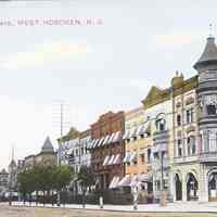 Postcard: Palisade Ave., West Hoboken, NJ