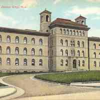 Postcard: Jersey City Hospital, Jersey City, NJ