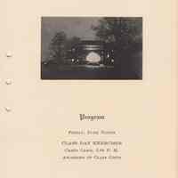          leaf 2: Program June 9th; night view of south facade Walker Gymnasium
   