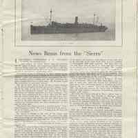          pg 21 photo & article News Items from the [U.S.S.] Sierra
   
