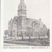Postcard: First Presbyterian Church, West Hoboken, NJ