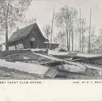 Postcard: Old Jersey Yacht Club, Hoboken, NJ