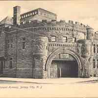 Postcard: Armory, Jersey City, NJ