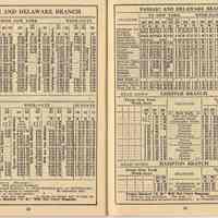          pp 30-31: Passaic & Delaware branch; Chester branch; Hampton branch
   