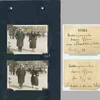          18; 19: man and woman, 1928 (or 1929?), no place (+ back inscriptions)
   