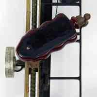          right side when used; top when sitting on legs
   