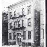 B&W photo of apartment building at 405 58th Street, West New York.