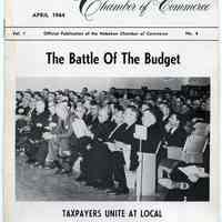 Newsletter: Voice. Vol. 1, No. 4. April 1964. Hoboken Chamber of Commerce.