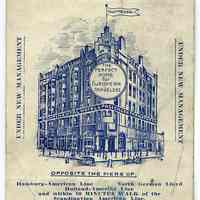 Postcard: Continental Hotel & Passenger Transfer Co., 101 Hudson St., Hoboken, N.J. Postmarked May 20, 1913.