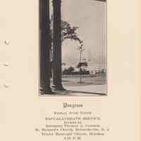          leaf 3: Program, June 9th; view of Hudson River & N.Y. from Stevens Castle
   