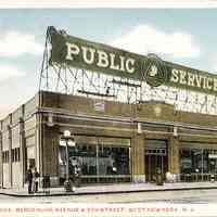 Postcard: Public Service, West New York, NJ