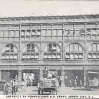 Postcard: Pennsylvania RR, Jersey City, NJ