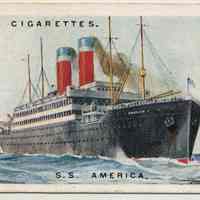          front: image of S.S. America
   