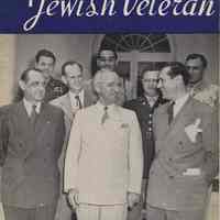 The Jewish Veteran. Volume XV, No. 11. July-August 1946. Published in Hoboken.