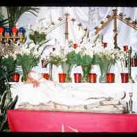 Color slide of the interior of the Santa Febronia Chapel.