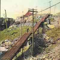 Postcard: Steps, Weehawken, NJ,