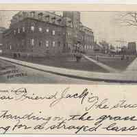 Postcard: Stevens Institute of Technology, Hoboken, N.J. Postmarked Jan. 7, 1905. Private Mailing Card.