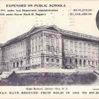 Postcard: Dickinson High School, Jersey City, NJ