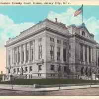 Postcard: Court House, Jersey City, NJ