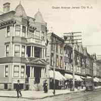 Postcard: Ocean Ave., Jersey City, NJ