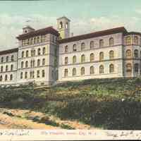 Postcard: Jersey City Hospital, Jersey City, NJ